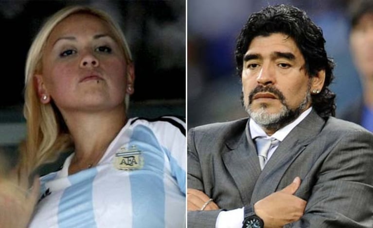 Verónica Ojeda y Diego Maradona deberán resolver la división de bienes. (Foto: Web.)