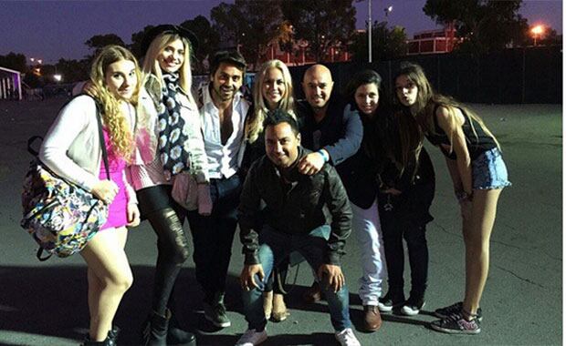 Verónica Ojeda y Eva de Dominici, divertidas en la Creamfields (Fotos: Instagram). 