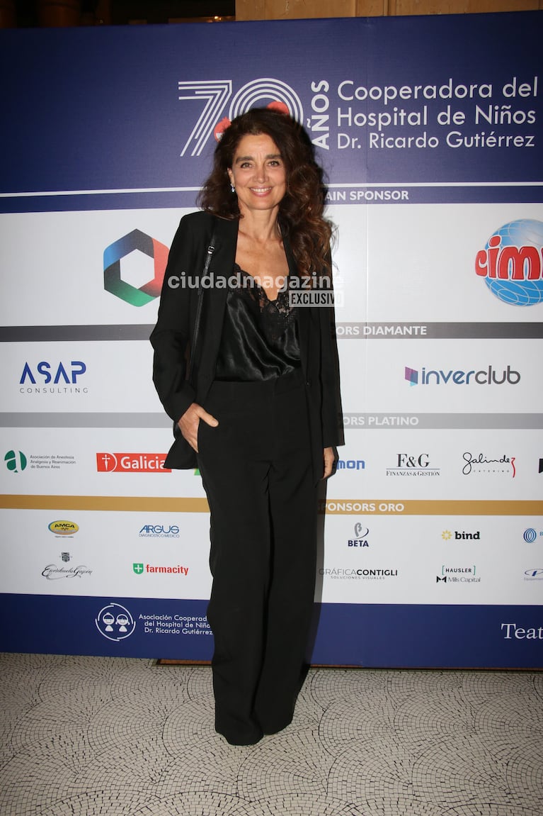 Verónica Varano en la Gala Solidaria a beneficio del Hospital de Niños Ricardo Gutiérrez (Foto: Movilpress).