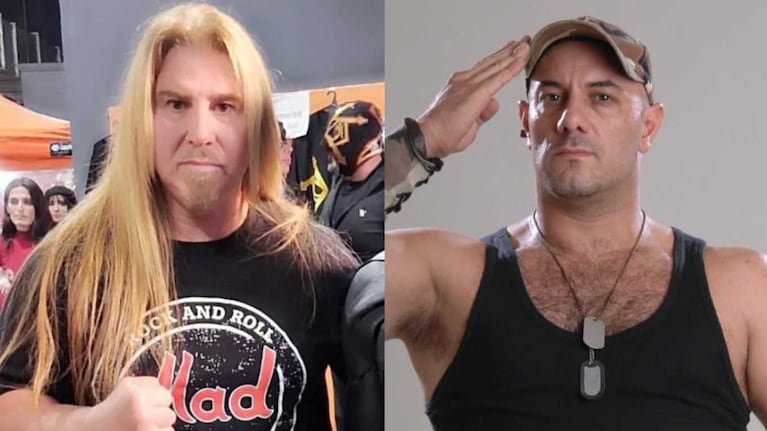 Vicente Viloni y el Teniente Murphy de 100% Lucha (Fotos: Instagram @vilonicampeondelpueblo y @100.por.ciento.lucha)