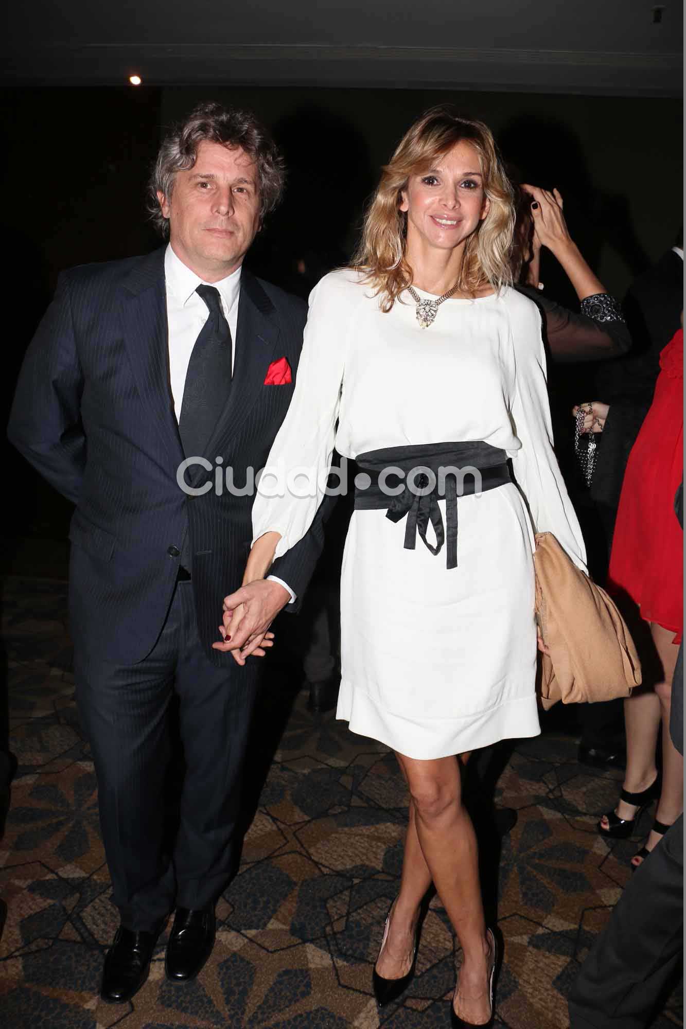 Vicky Fariña y su marido, presentes en el Hotel Sheraton (Fotos: Movilpress). 
