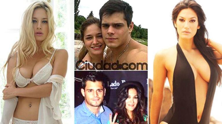 Vicky Irouleguy, sorprendida por el romance de Lucas Velasco y Silvina Escudero. (Fotos: archivo Ciudad.com y Web)