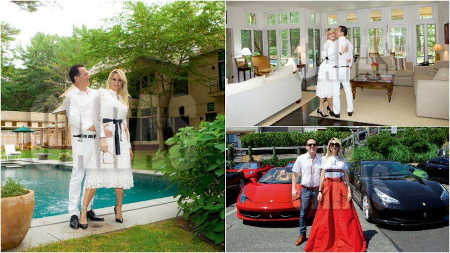 Vicky Xipolitakis abrió las puertas de la mansión en los Hampton de Javier Naselli, su novio. Foto: Revista Caras