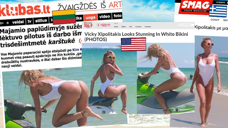 Vicky Xipolitakis, hot en Miami.