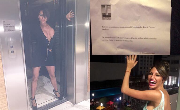 Vicky Xipolitakis, la vecina más explosiva de Le Parc (Fotos: Twitter y Crónica). 