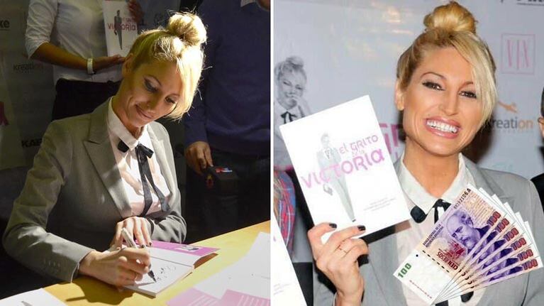Vicky Xipolitakis presentó su autobiografía, que vale 900 pesos. (Foto: Web)