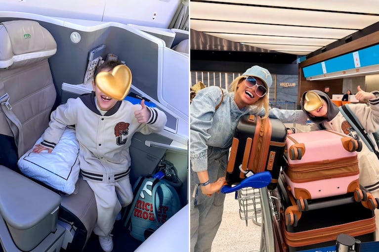 Vicky Xipolitakis viajó a Grecia con su hijo, Salvador (Foto: Instagram @victoriaxipolitakisok)