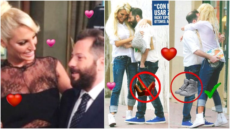 Vicky Xipolitakis y José Ottavis, un amor a la altura de las circunstancias (Fotos: Web y revista Caras)