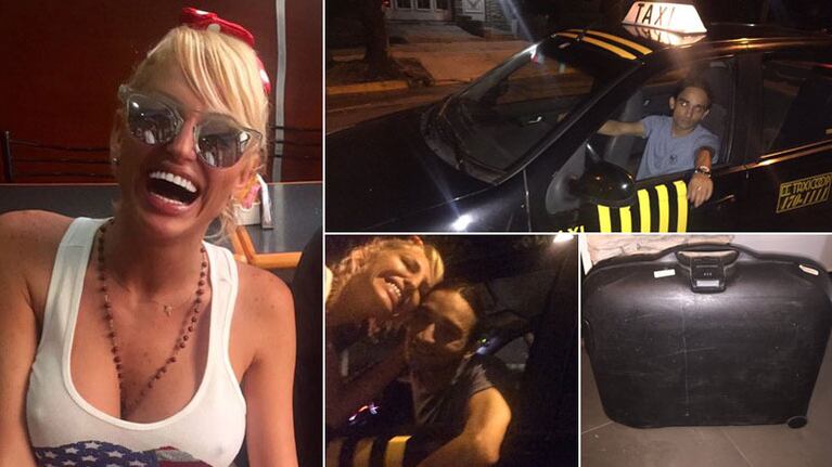 Vicky Xipotalikis se olvidó una valija en un taxi y clamó ayuda por Twitter. (Foto: Twitter)
