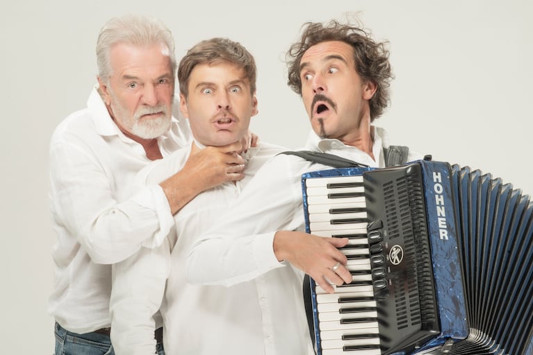 Víctor Laplace, Gastón Ricaud y Gonzalo Domínguez