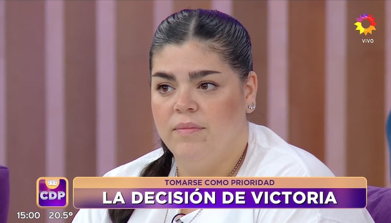 Victoria de Cuestión de Peso se separó de su esposo y explicó los contundentes motivos: “Hasta acá”