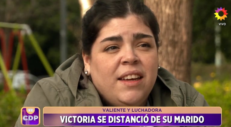 Victoria de Cuestión de Peso se separó de su esposo y explicó los contundentes motivos: “Hasta acá”