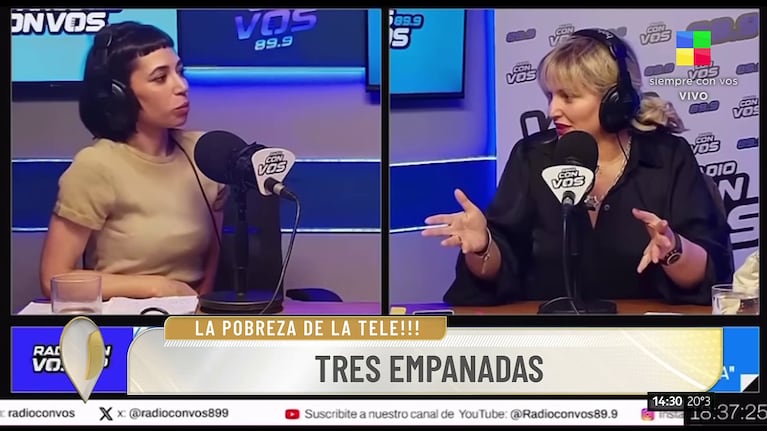 Victoria De Masi con Romin a Manguel (Foto: Radio con Vos).