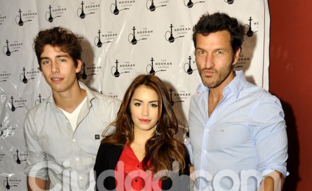 Victorio D Alessandro, Lali Espósito y Federico Amador en el festejo de La pelea de mi vida. (Foto: Jennifer Rubio)