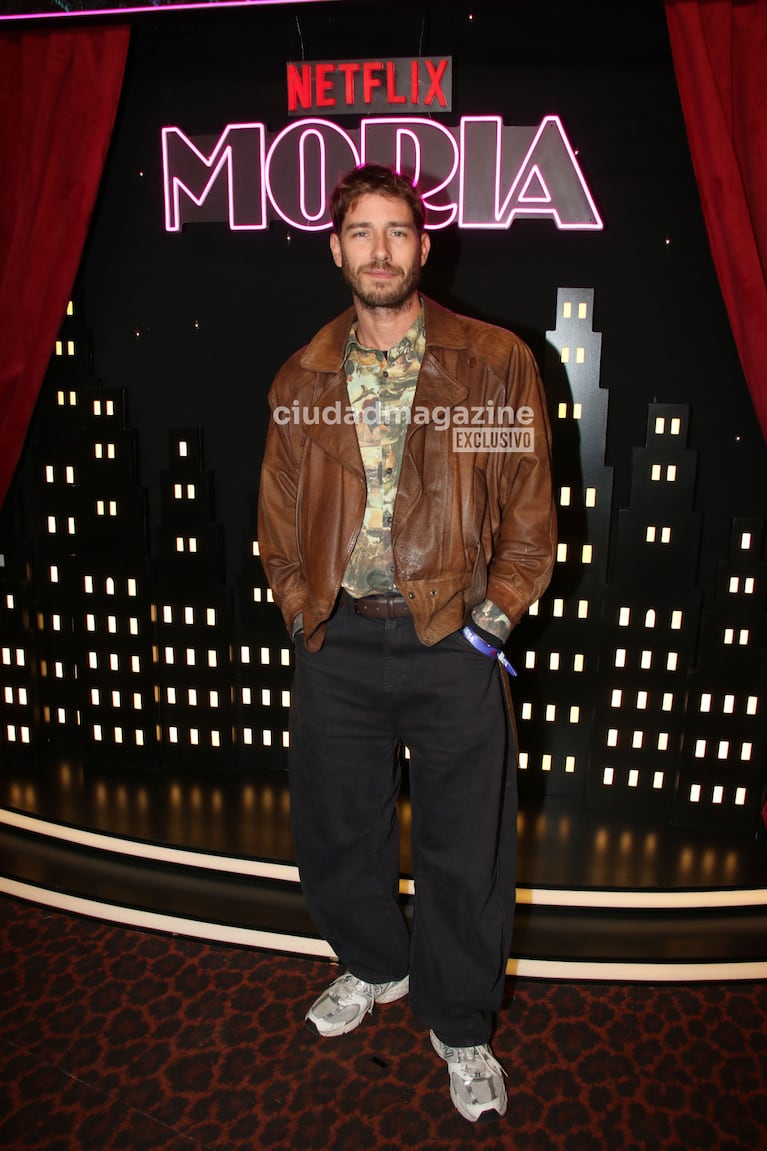 Victorio D'Alessandro en el estreno de la serie de Moria Casán (Foto: Movilpress).