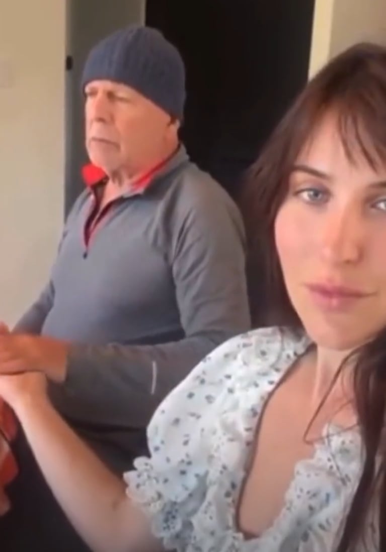 Video: Bruce Willis reconoció a su hija con un gesto conmovedor pese a estar afectado por la demencia