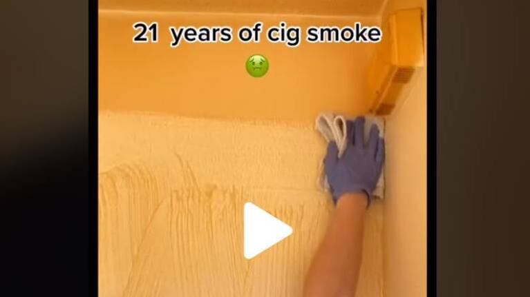 Video es tendencia por mostrar los efectos de fumar dentro de una casa durante más de 20 años
