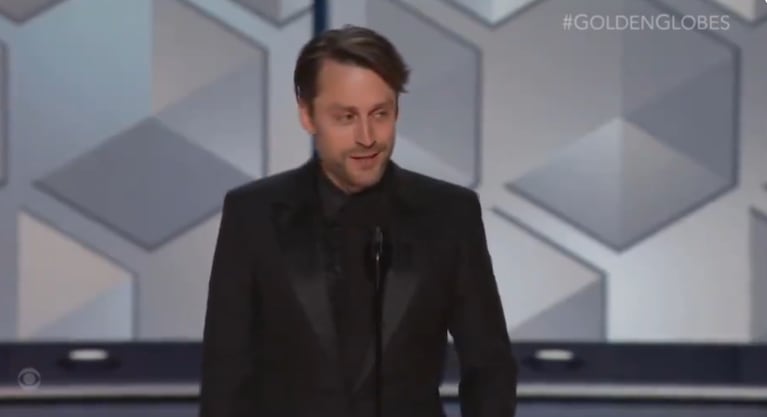 Video: Kieran Culkin ganó en los Golden Globes por Succession y sorprendió con su palabrota a Pedro Pascal