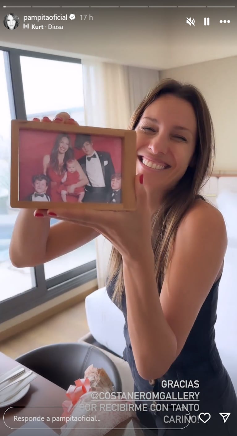 Video: Pampita mostró sus lujosas vacaciones en Uruguay