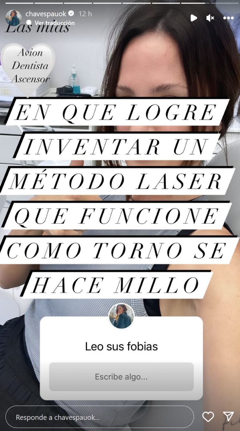 Video: Paula Chaves lloró en el dentista por una tremenda intervención odontológica