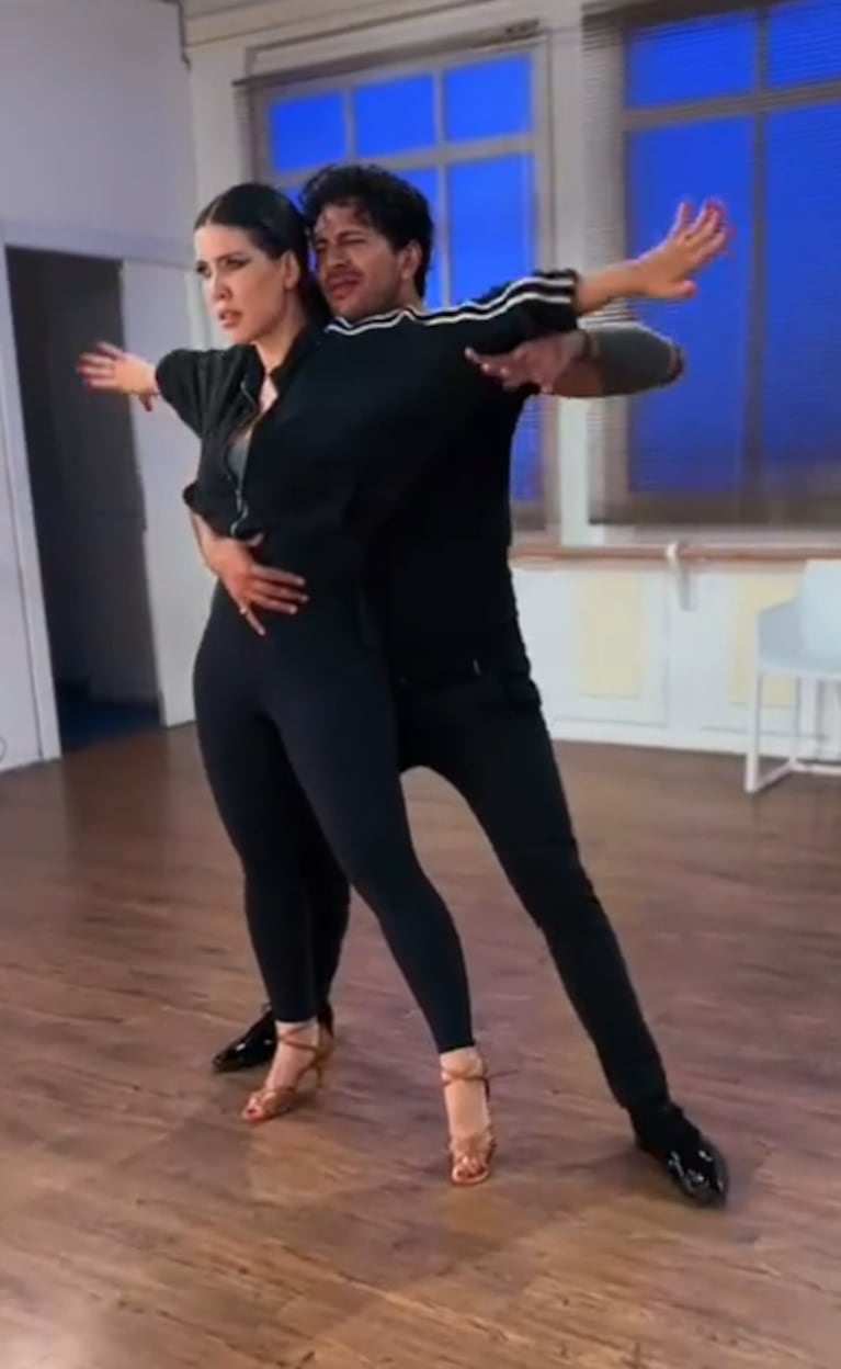 Video: Wanda Nara la rompió en los ensayos del Bailando italiano
