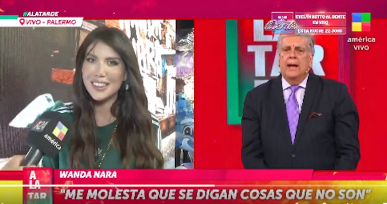 Video: Wanda Nara mostró su enojo con L-Gante y defendió a Mauro Icardi