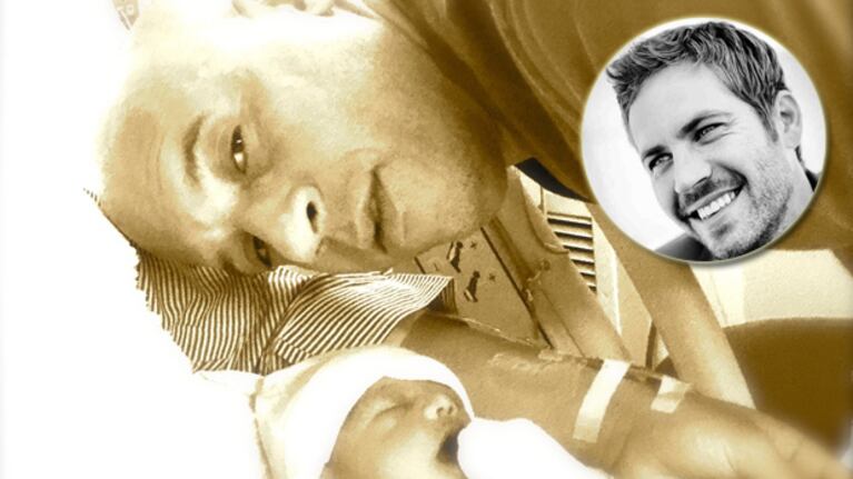 Vin Diesel y su bebé Pauline. (Foto: Facebook)