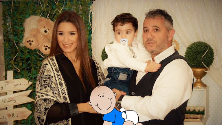 Violeta Lo Re fue mamá por segunda vez en dos años junto a Víctor Stortini. (Foto: Facebook)
