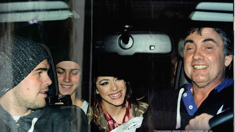 Violetta y Peter Lanzani, juntos. (Foto: Gente)