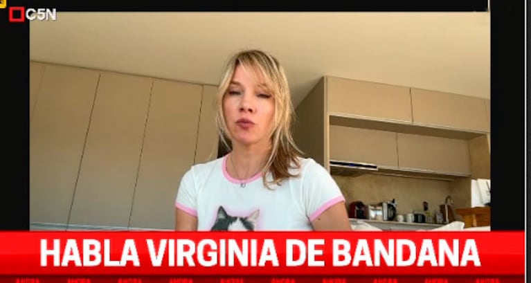 Virginia Da Cunha tras el rescate de Lowrdez Fernández de Bandana (Imágenes de C5N)