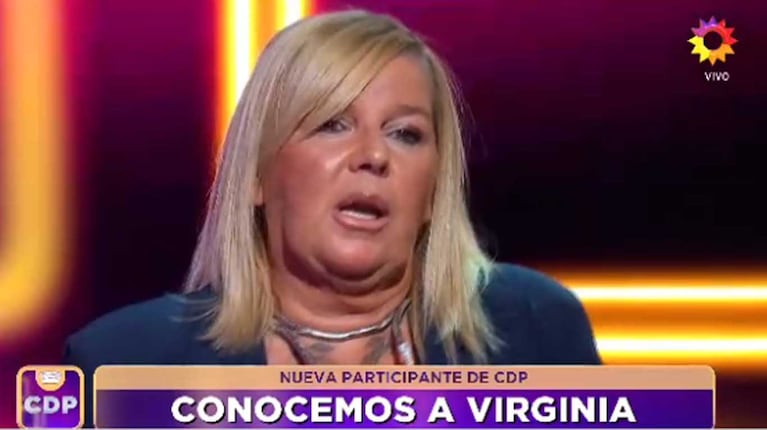 Virginia Demo en Cuestión de Peso. Captura: eltrece