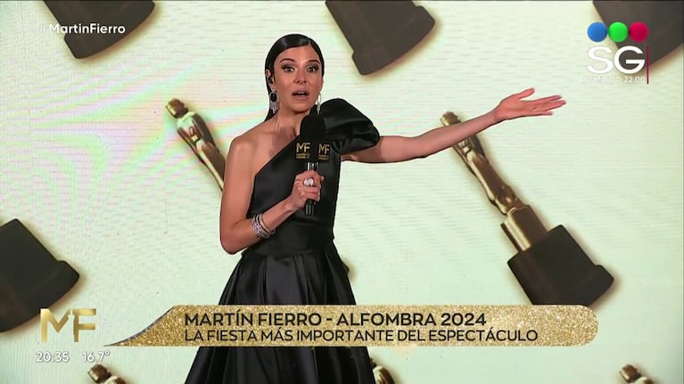 Virginia Demo sufrió un accidente en los Martín Fierro 2024 y tuvo que cambiarse el vestido: “Se me escapó”