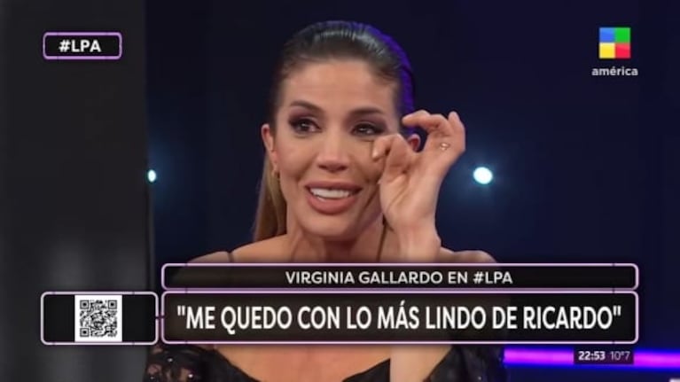 Virginia Gallardo se emocionó hasta las lágrimas al hablar de Ricardo Fort: "Quedamos en vernos y nunca llegó"