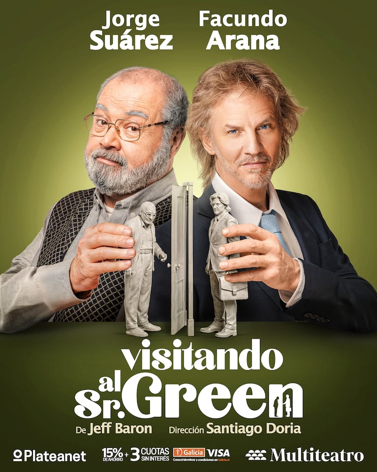 “Visitando al Sr. Green” con Jorge Suárez y Facundo Arana: cuándo estrena y cómo conseguir entradas