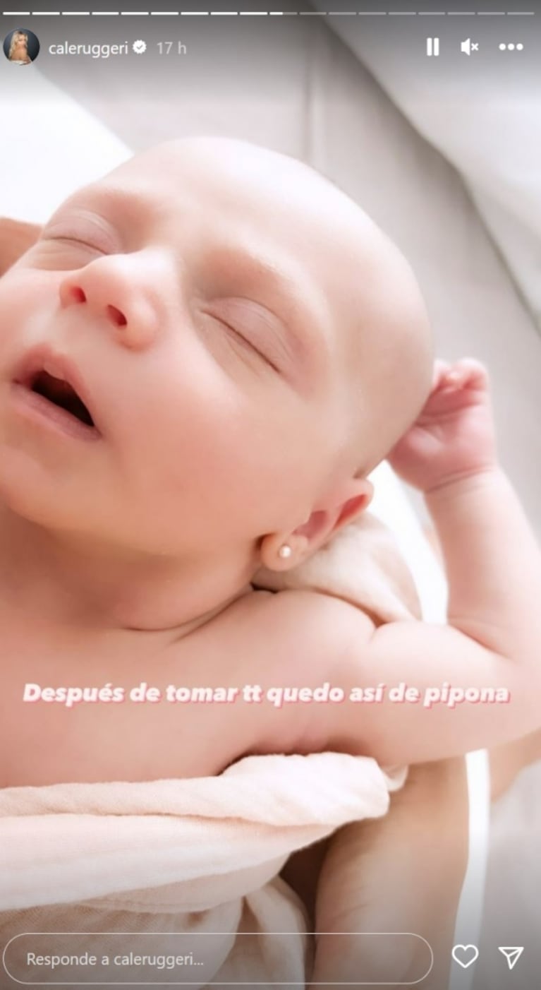 Vita, la hija de Cande Ruggeri, conoció a su bisabuela: las dulces fotos del encuentro