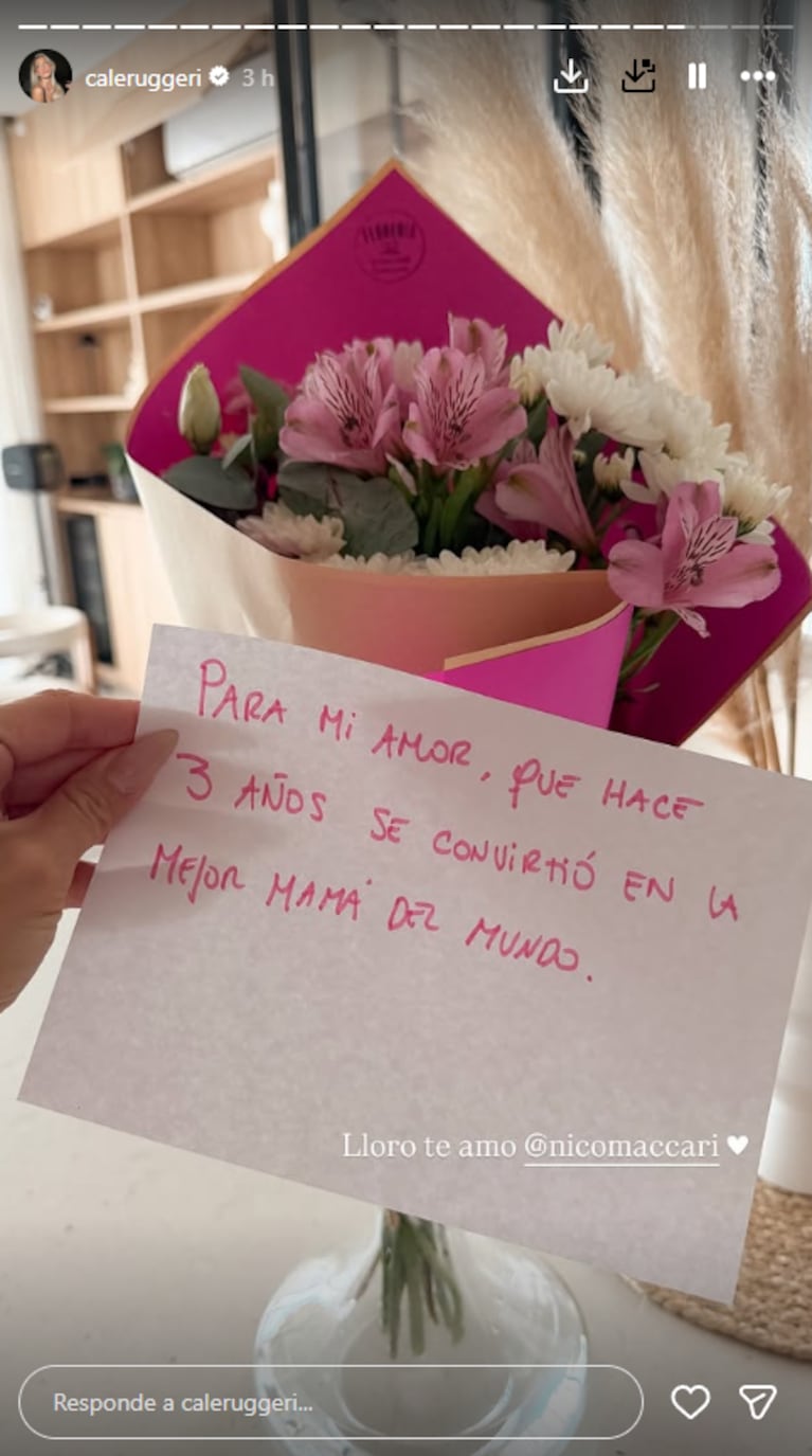 Vita, la hija de Cande Ruggeri y Nico Maccari, cumple 3 años: fotos y videos de las sorpresas y festejos | Créditos: @caleruggeri