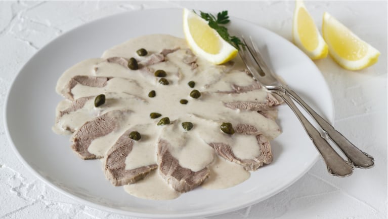 Vitel toné, la receta infalible de Donato de Santis. Foto: Cucinare TV