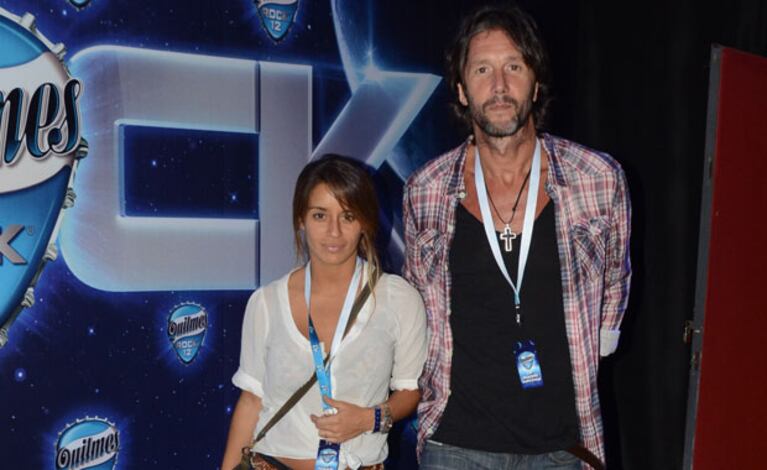 Vito Rodríguez y Eduardo Celasco, una pareja que se fortalece y no se esconde de las cámaras (Foto: Quilmes Rock). 