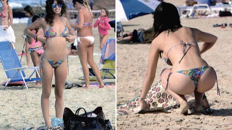 Vitto Saravia, la diosa que conquistó a Pablo Mouche, en Punta del Este. (Foto: Revista Gente)
