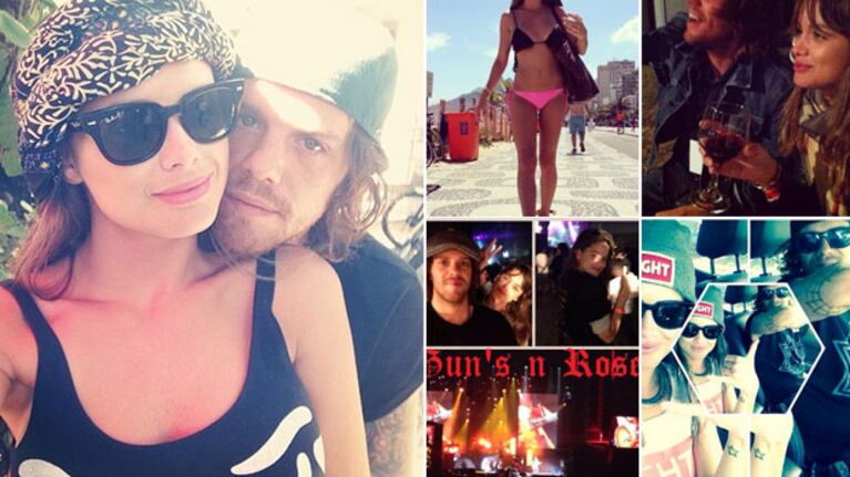 Vitto Saravia, tres meses de amor y rock. (Foto: Instagram)