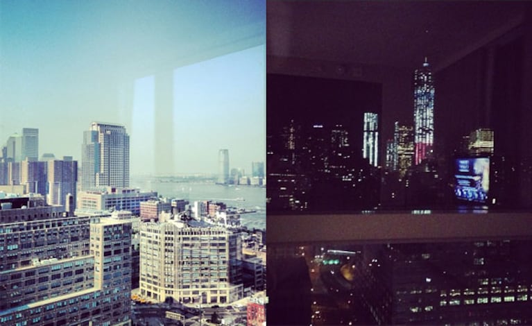 Vitto Saravia y Mouche, enamorados en Nueva York (Fotos: Instagram). 