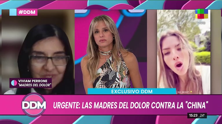 Viviam Perrone habló en El Diario de Mariana de la China Suárez (Foto: captura de América).