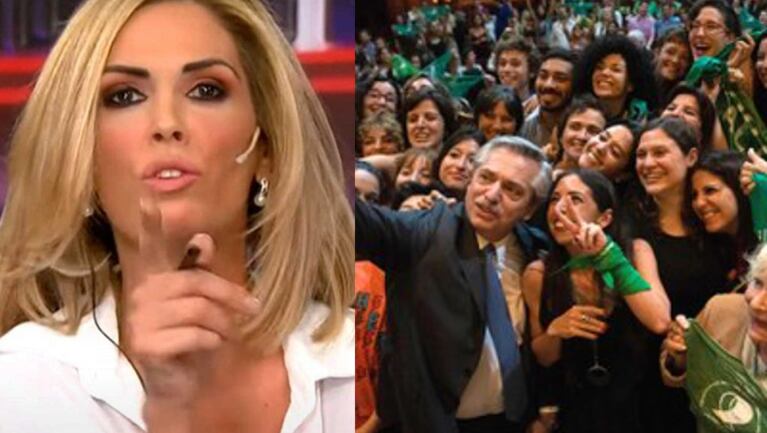 Viviana apuntó contra Fernández por la aprobación de la ley de aborto.