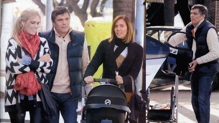 Viviana Canosa, Alejandro Borensztein y su hermana Marina (Foto: Pronto).
