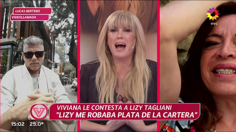 Viviana Canosa contra Lizy Tagliani. (Foto: eltrece)
