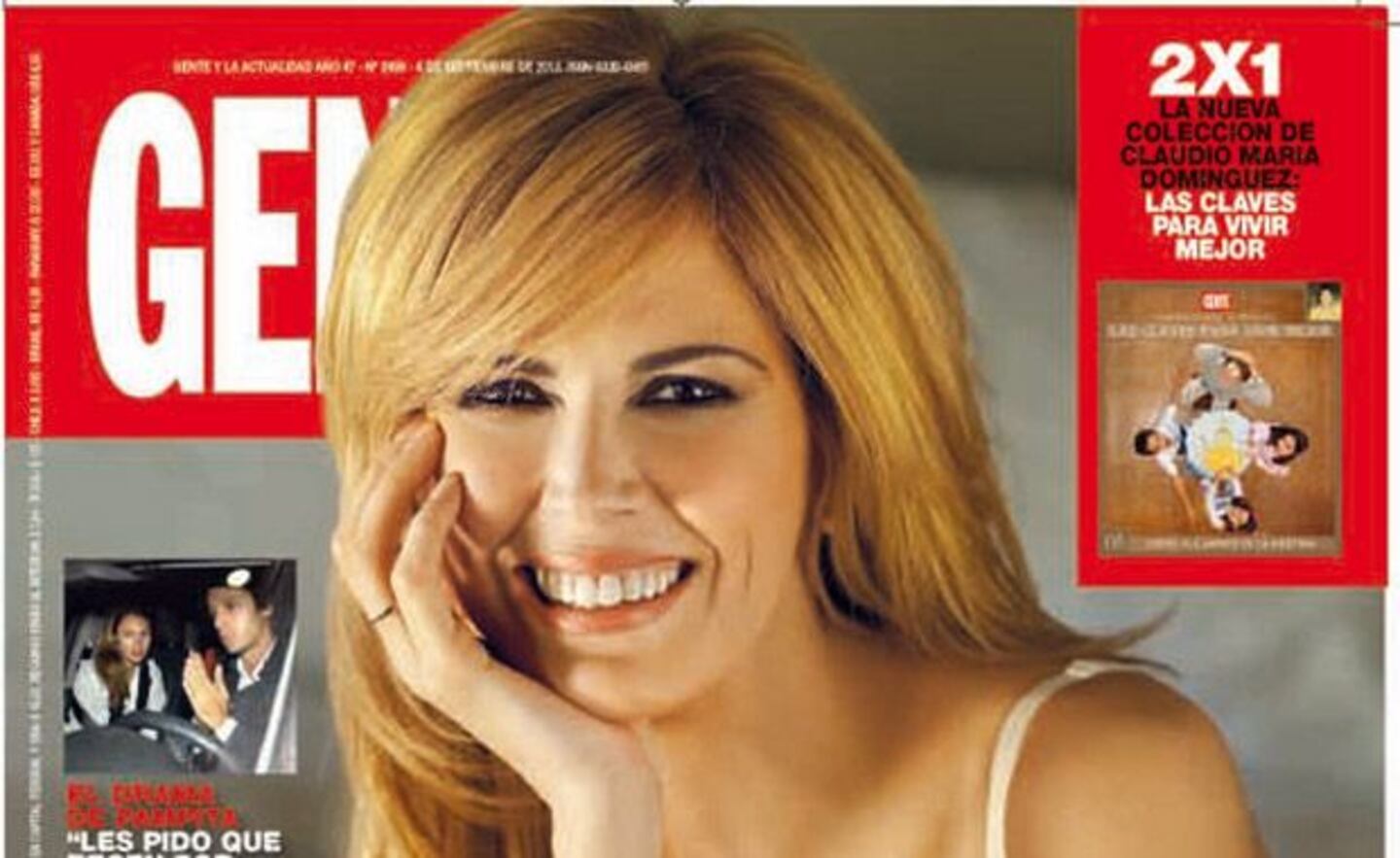 Viviana Canosa, en la tapa de la revista Gente.