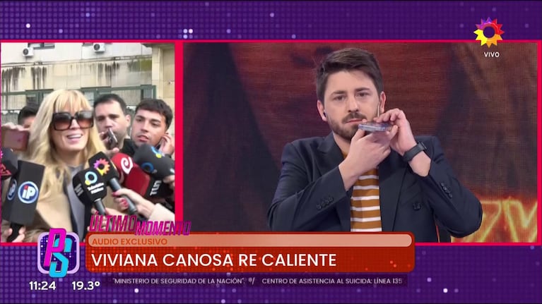 Viviana Canosa se quejó con Pampito. (Foto: Puro Show)