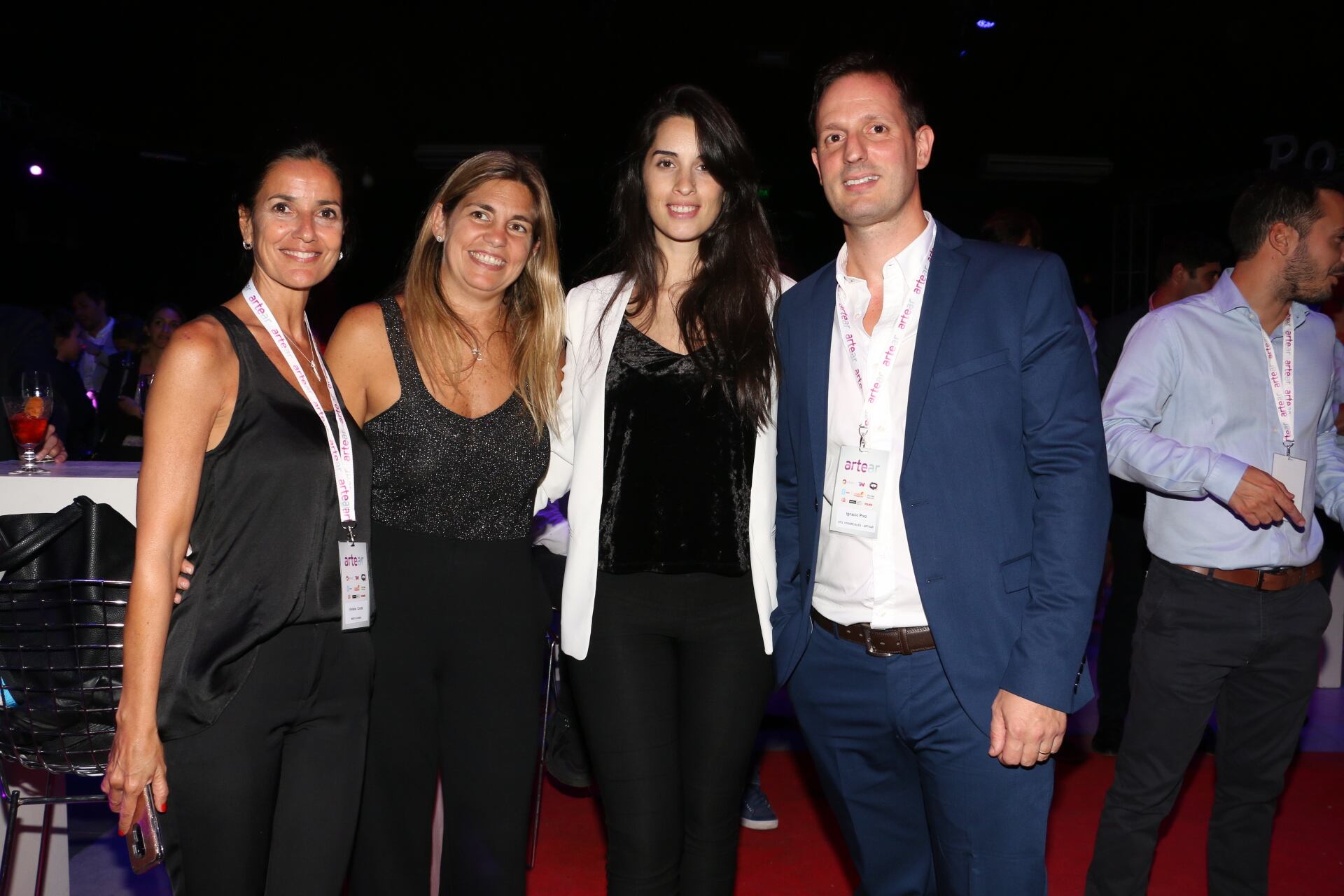 Viviana Conte, de Comafi, Florencia Vieyra y Carolina Sabbha, de Havas Media, e Ignacio Prez, de Artear. (Foto: Movilpress)