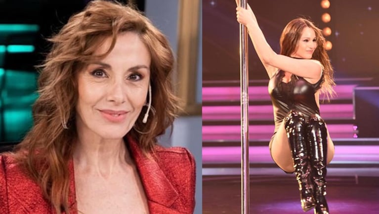 Viviana Saccone contó que la impactó el baile del caño de Pampita en La Academia.