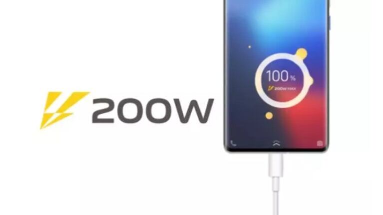 Vivo lanza la carga rápida de 200W